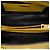 Borsa Promenade Prada in pelle Saffiano gialla con borchie Giallo - vista 4
