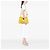 Borsa Promenade Prada in pelle Saffiano gialla con borchie Giallo - vista 7