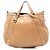 Gucci Abbey Satchel aus Leder in Tan mit D-Ring Kamel
