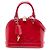Borsa Louis Vuitton Monogram Vernis Alma BB rossa Rosso