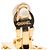 Orecchini a clip Chanel CC placcati oro con medaglione a spiga D'oro - vista 3