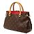 Borsa Satchel Louis Vuitton Monogram Pallas BB Marrone - vista 2