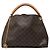 Borsa Hobo Louis Vuitton Monogram Artsy MM Marrone