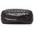 Chanel Large Coco Cocoon Wendbare Tote aus gestepptem Nylon, Schwarz - Ansicht 3