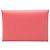Cartera Rosa Hermès Epsom Calvi Duo y Monedero