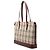 Borsa Tote Burberry House Check Canvas Rossa Rosso - vista 2
