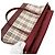 Borsa Tote Burberry House Check Canvas Rossa Rosso - vista 6
