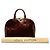 Borsa a mano Louis Vuitton Monogram Vernis Alma PM rossa Rosso - vista 8