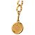 Chanel CC goldplattierter Medaillon-Kettengürtel Golden