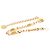 Chanel CC goldplattierter Medaillon-Kettengürtel Golden - Ansicht 2
