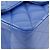 Borsa a tracolla Chanel Mini Square Classic in pelle di agnello blu con patta singola - vista 10