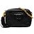 Schwarze Chanel CC gesteppte Lammleder Camera Bag mit Quaste