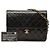 Borsa a tracolla Chanel Small CC Quilted Lambskin Single Flap Nera Nero - vista 8