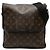 Borsa a tracolla Louis Vuitton Monogram Macassar Bass MM Marrone