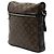 Borsa a tracolla Louis Vuitton Monogram Macassar Bass MM Marrone - vista 2