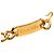 Goldene Chanel CC Medaillon Gliederkette Gürtel - Ansicht 3