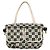 Borsa Tote Chanel Coco Ball in tela beige con camelia