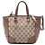 Borsa Bree Small GG Canvas Gucci Marrone