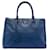 Borsa Prada Medium Saffiano Lux Galleria Double Zip Blu  - vista 1