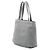 Tote Fendi in Nubuck Grigio con Catene FF - vista 2