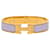 Bracelete Hermès Clic H Narrow em esmalte roxo PM  - vista 1