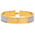 Bracelete Hermès Clic H Narrow em esmalte roxo PM  - vista 3