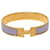 Bracelete Hermès Clic H Narrow em esmalte roxo PM  - vista 4
