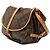 Borsa a tracolla Louis Vuitton Monogram Saumur 35 Marrone - vista 2