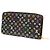 Black Louis Vuitton Monogram Multicolore Zippy Wallet Long Wallets - view 3