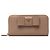 Cartera larga Prada Saffiano Fiocco marrón Castaño
