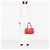 Borsa a tracolla LOEWE Nubuck Anagram Madrid con frange rossa Rosso - vista 12
