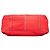 Borsa a tracolla LOEWE Nubuck Anagram Madrid con frange rossa Rosso - vista 3