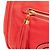 Borsa a tracolla LOEWE Nubuck Anagram Madrid con frange rossa Rosso - vista 9