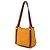 Borsa a tracolla Anagram LOEWE in camoscio giallo - vista 2