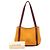 Borsa a tracolla Anagram LOEWE in camoscio giallo - vista 8