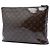 Borsa a pochette Louis Vuitton Monogram Glaze Pochette Cosmos marrone - vista 2