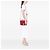 Borsa Satchel Pochette Metis Louis Vuitton Monogram Empreinte Rossa Rosso - vista 7