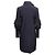 Designers Remix Navy Chanel Silk Ruffle-Trimmed Zip Coat Size FR 36 - view 4