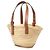 Borsa Tote Anagram Small in rafia beige LOEWE - vista 2