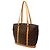 Borsa Tote Louis Vuitton Monogram Babylone Marrone - vista 2