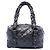 Borsa a mano Chanel Small Distressed Lambskin Lady Braid Tote Nera Nero