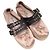 Miu Miu Plateau Mary Jane Espadrilles Hellrosa & Schwarz Größe 38.5 Pink - Ansicht 2