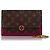 Borsa a tracolla Louis Vuitton Monogram Flore Wallet On Chain Marrone - vista 15
