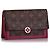 Borsa a tracolla Louis Vuitton Monogram Flore Wallet On Chain Marrone - vista 2