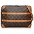 Borsa a tracolla Louis Vuitton Monogram Soft Trunk Messenger MM Marrone
