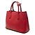 Prada Medium Saffiano Cuir Double Satchel Rot - Ansicht 2
