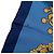 Foulard in seta Hermès Kosmima Blu 90 - vista 7