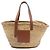LOEWE Medium Raffia Anagram Basket Tote in Beige