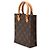 Borsa Louis Vuitton Monogram Petit Sac Plat Marrone - vista 2