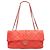 Bolsa de aba Chanel Ultimate Stitch vermelha Vermelho